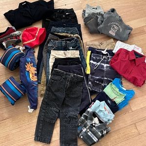 Lot of toddler boy clothing, best brands, 12-24 months
